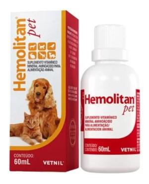 [9990058] HEMOLITAN PET SUPLEMENTO VITAMINICO MINERAL X 60 ML (VET)***
