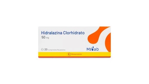 [900182] HIDRALAZINA 50 MG MINTLAB X 20 COMP (GENER) (PTM)