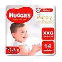 [1603815048537] HUGGIES PAÑAL NATURAL CARE XXG X 14 UNID