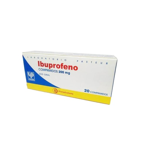 [900190] IBUPROFENO 200 MG PASTEUR X 20 COMP (GENER) (PTM)
