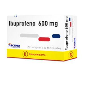 [7804650880028] IBUPROFENO 600 MG ASCEND X 20 COMP (GENER) (PTM)