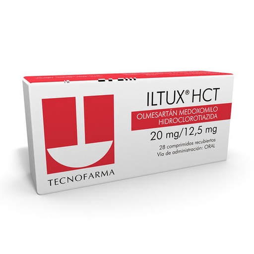 [904848] ILTUX HCT 20/12,5 X 28 COMP (OLMESARTAN/HIDROCLOROTIAZIDA)