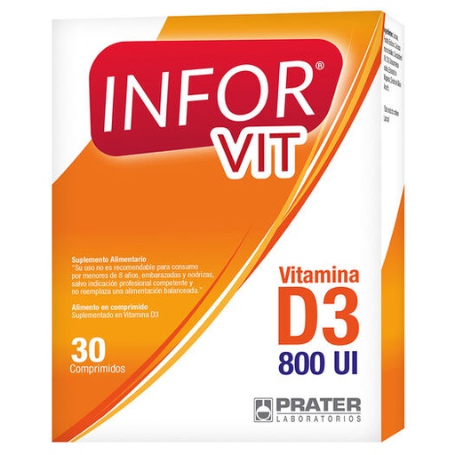 [1565300452814] INFOR VIT D3 800 UI X 30 COMP fecha de vencimiento noviembre 2026