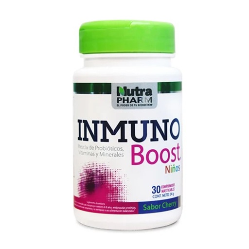 [7809576419048] INMUNO BOOST NIÑOS X 30 COMP MASTICABLES NUTRAPHARM