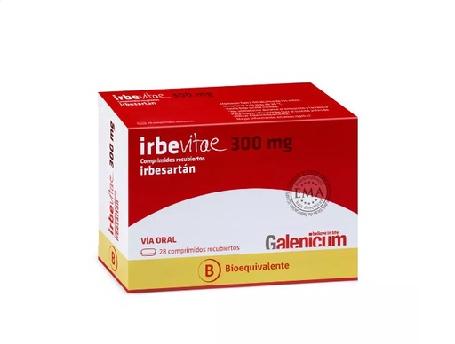 [905064] IRBEVITAE 300 MG X 28 COMP (IRBESARTAN)
