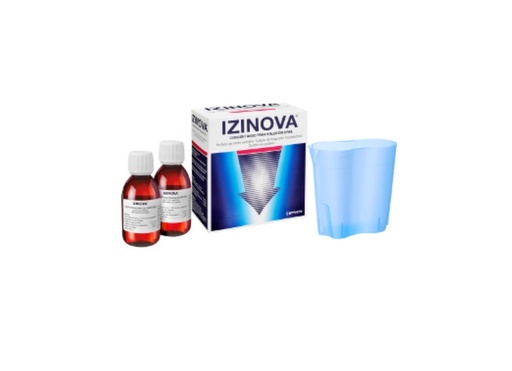 [905475] IZINOVA SOLUCIÓN 176 ML X 2 + VASOS (MAGNESIO SULFATO//POTASIO SULFATO//SODIO SULFATO)