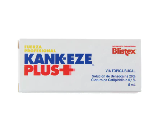 [901320] KANK-EZE PLUS 20 % SOL X 5 ML (BENZOCAINA/ CETILPIRIDINIO)***