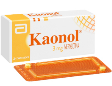 [902965] KAONOL 3 MG X 2 COMP (IVERMECTINA)***
