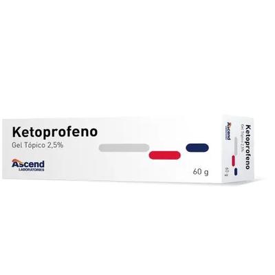 [1619974242951] KETOPROFENO GEL 2,5 % ASCEND X 60 GR (GENER)