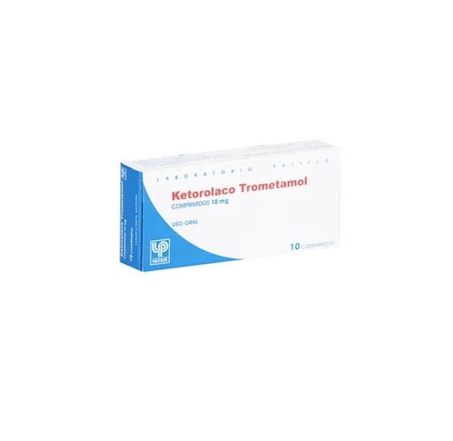 [7800068031724] KETOROLACO 10 MG PASTEUR  X 10 COMP (GENER)
