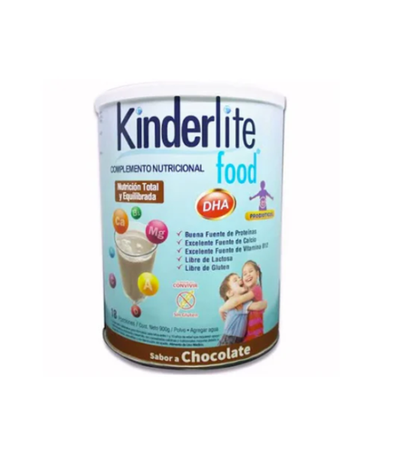 [7804653630569] KINDERLITE FOOD X 900 GRS CHOCOLATE (SIMIL PEDIASURE) (FORL)***