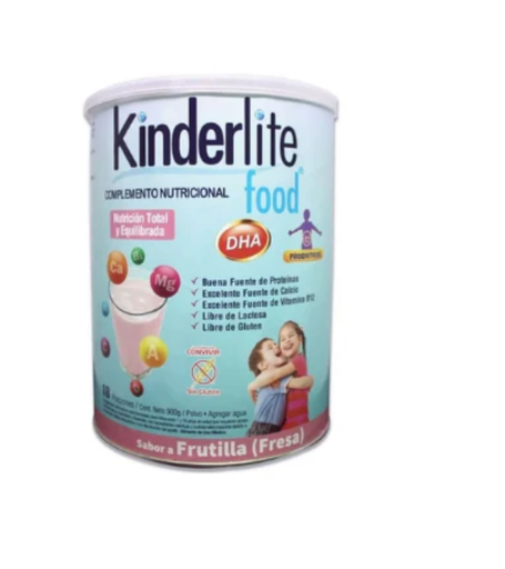 [7804653630576] KINDERLITE FOOD X 900 GRS FRUTILLA (SIMIL PEDIASURE) (FORL)