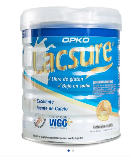 [1574702922581] LACSURE PVO X 800 GR (ALTERNATIVA ENSURE)(FORL)