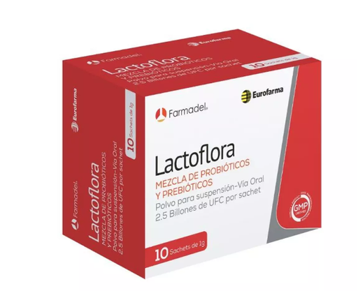 [905313] LACTOFLORA X 10 SACHETS (PROBIOTICOS)