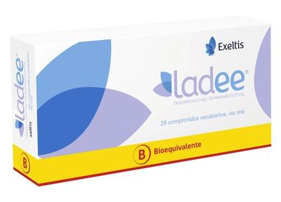 [904558] LADEE X 28 COMP (DROSPIRENONA//ETINILESTRADIOL) (HORM)