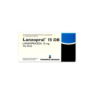 [7730969301988] LANZOPRAL BUCODISPERSABLE 15 MG X 14 COMP (LANSOPRAZOL)***
