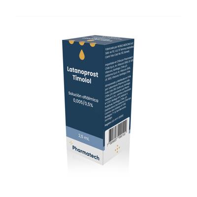 [902265] LATANOPROST / TIMOLOL GOTAS OFTAL 2,5 ML PHARMATECH (REFR:REQUIERE CADENA DE FRIO)(GENER)***