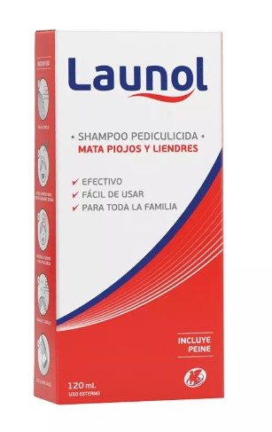 [903623] LAUNOL SHAMPOO PEDICULICIDA X 120 ML (DELTAMETRINA) (PTM)