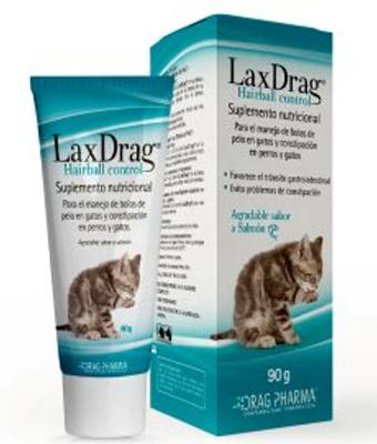 [1596145452647] LAXDRAG PASTA ORAL LAXANTE Y BOLAS DE PELO X 90 GR (VET)