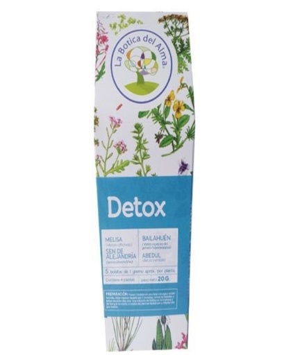 [1598301129059] LBA HIERBAS MIX EN INFUSION X 20 BOLSITAS DETOX