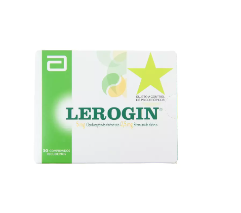 [900407] LEROGIN X 30 COMP (CLORDIAZEPOXIDO/CLIDINIO) (RS:50)