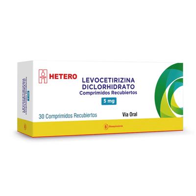 [1562607306015] LEVOCETIRIZINA 5 MG SEVEN PHARMA X 30 COMP (GENER)