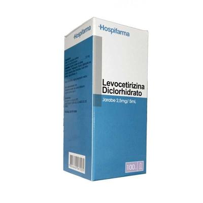 [7804640561531] LEVOCETIRIZINA JARABE 2,5 MG/5ML HOSPIFARMA X 100 ML (GENER)