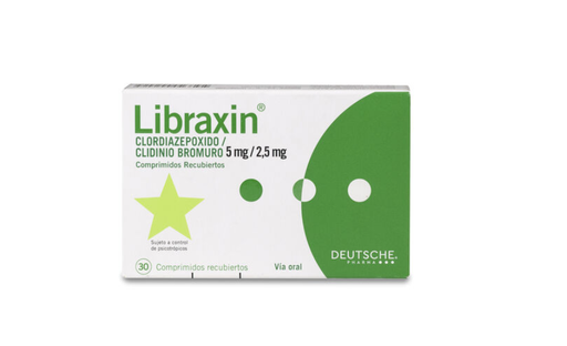 [904187] LIBRAXIN X 30 COMP (CLORDIAZEPOXIDO/CLIDINIO)