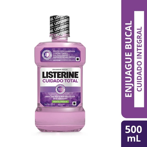 [3574661057088] LISTERINE ENJUAGUE TOTAL CARE X  500 ML