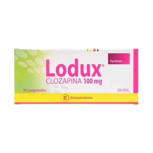 [1608515120083] LODUX 100 MG X 30 COMP (CLOZAPINA) (PTM) (OBS:REQUIERE HEMOGRAMA)