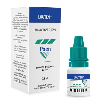 [904290] LOUTEN SOL OFTALMICA 0,005% X 2.5 ML (LATANOPROST) (REFR:REQUIERE CADENA DE FRIO)