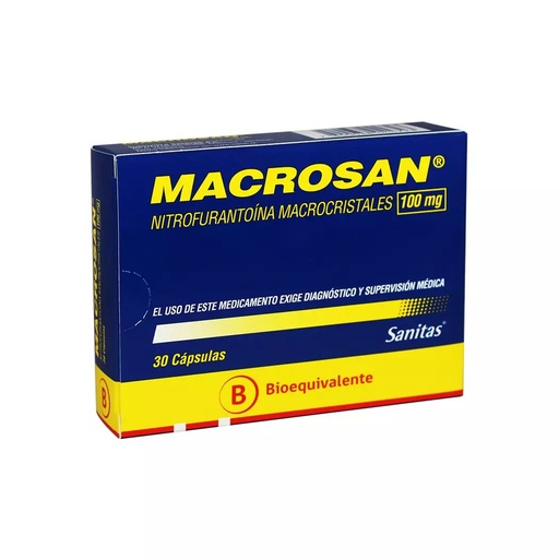 [900360] MACROSAN 100 MG X 30 CAPS (NITROFURANTOINA) (PTM)