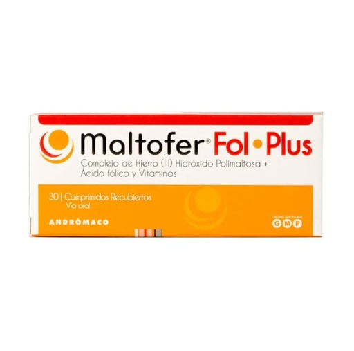 [901365] MALTOFER FOL PLUS X 30 COMP (ACIDO FOLICO//CIANOCOBALAMINA//HIERRO POLIMALTOSA)***