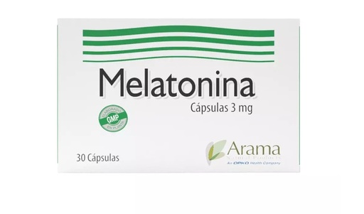 [7803501004118] MELATONINA 3 MG ARAMA X 30 CAPS (GENER)