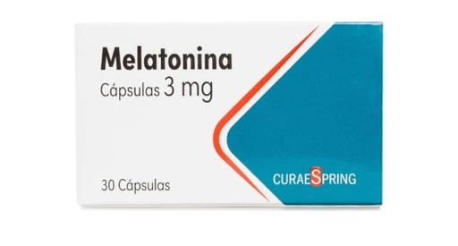 [7804673040058] MELATONINA 3 MG CURAESPRING X 30 CAPS (GENER)