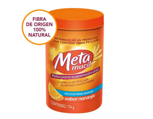 [902145] METAMUCIL PVO. NARANJA X 174 GR (PSYLLIUM)