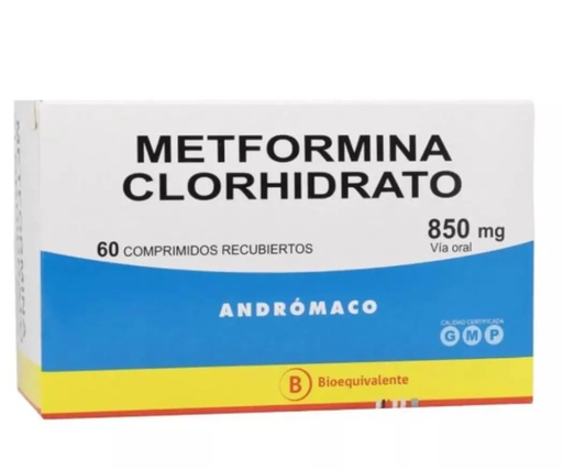 [900606] METFORMINA 850 MG ANDR X 60 COMP (GENER) (PTM)