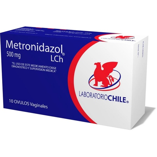 [900240] METRONIDAZOL 500 MG VAGINAL LCH X 10 OVULO (GENER) (PTM)