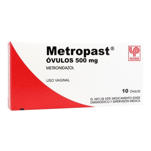 [902060] METROPAST  500 MG VAGINAL X 10 OVULOS (METRONIDAZOL) (PTM)