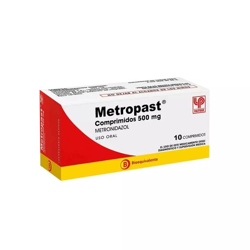 [900241] METROPAST 500 MG X 10 COMP (METRONIDAZOL) (PTM)