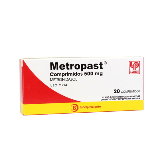 [900242] METROPAST 500 MG X 20 COMP (METRONIDAZOL) (PTM)