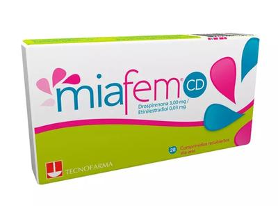 [902926] MIAFEM CD X 28 COMP (DROSPIRENONA/ETINILESTRADIOL)(HORM)