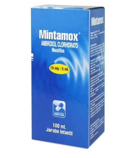 [7800063330181] MINTAMOX JARABE INFANTIL 15 MG/5ML X 100 ML (AMBROXOL)