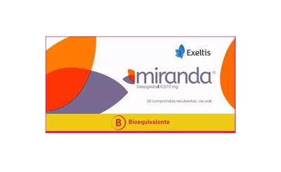 [904561] MIRANDA 0,075 MG X 28 COMP (DESOGESTREL) (HORM)
