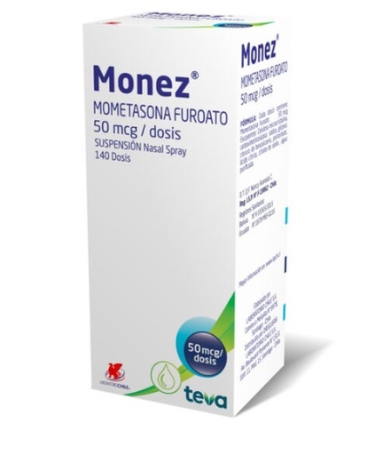 [902877] MONEZ 50 MCG/DOSIS SUSP. NASAL X 140 DOSIS (MOMETASONA)