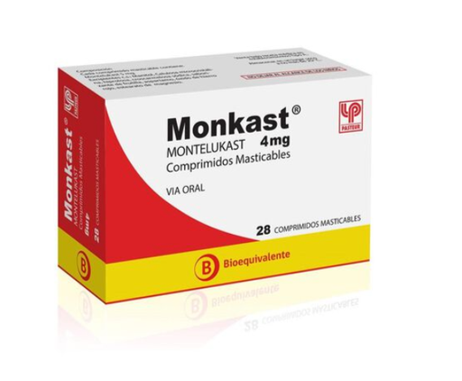[904364] MONKAST 4 MG MASTICAB X 28 COMP (MONTELUKAST)