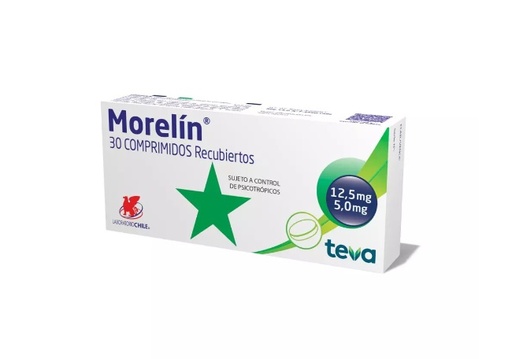 [901950] MORELIN X 30 COMP (CLORDIAZEPOXIDO/AMITRIPTILINA) *** CHS $4000