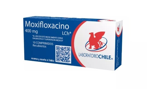 [903500] MOXIFLOXACINO 400 MG LCH X 10 COMP (GENER)***