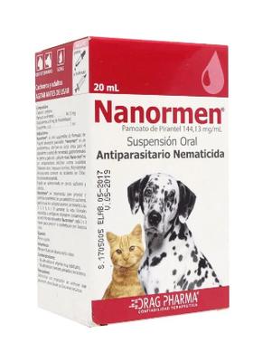 [1583515171509] NANORMEN GOTAS X 20 ML (PIRANTEL)(VET)