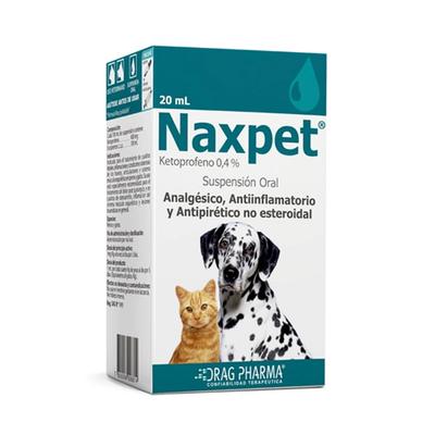 [903591] NAXPET GOTAS 0,4 % X 20 ML (KETOPROFENO) (VET)*DESCUENTO PRONTO VENCE*FVENC:11-26